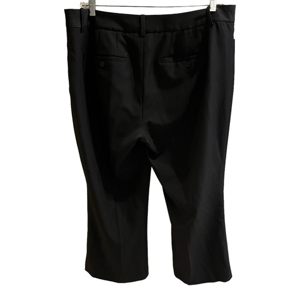 Eloquii Black Dress Pants Ankle Length Slight Flare Sz 16 - Picture 2 of 9